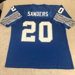 Vintage 1995 Starter NFL Barry Sanders Detroit Lions Football Jersey